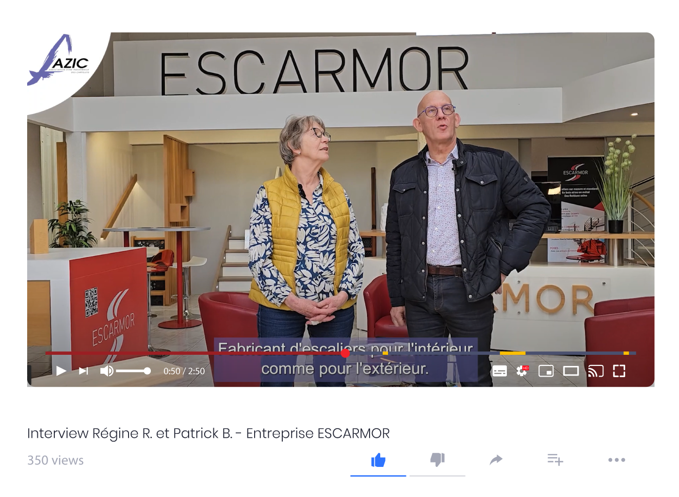 Interview agence de communication saint brieuc vidéo témoignages langueux site internet trégueux emailing côte d'armor panneaux trégueux